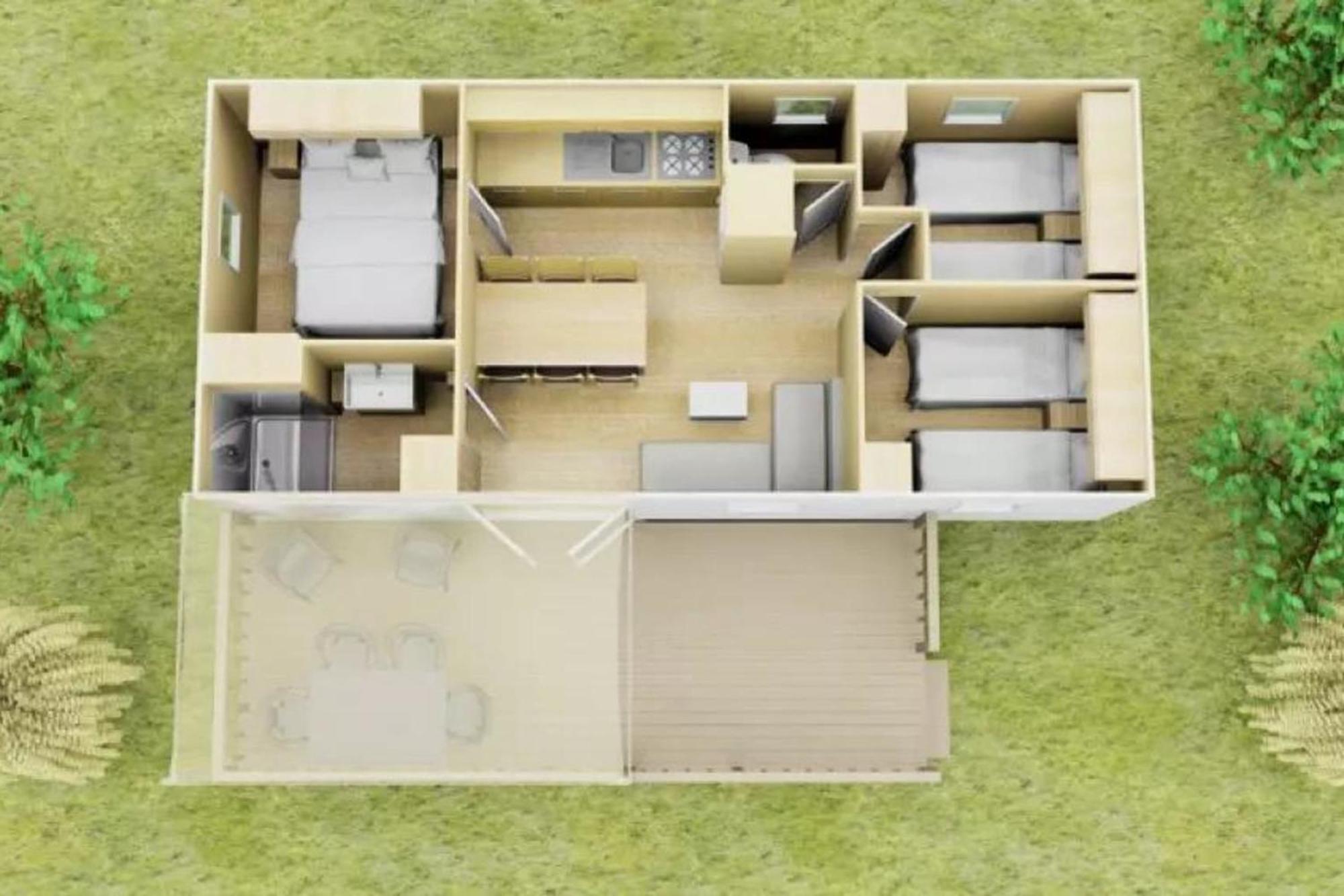 Mobile Home Camping Marvilla Parks Le Petit Mousse M028 Vias Zewnętrze zdjęcie